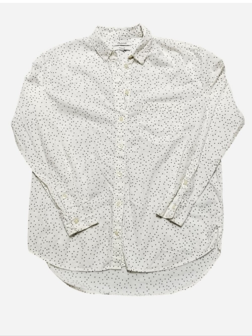 Madewell Oversized Ex-Boyfriend Button-Down Shirt Women's XS Button Up Cleangirl - Picture 8 of 9